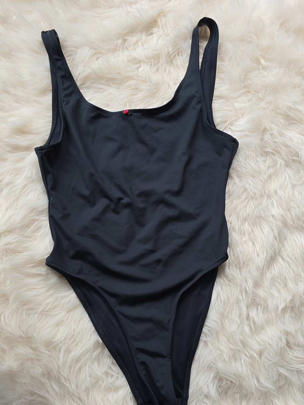 PINK x Frankies Bikinis Marlow Black Swimsuit Size M